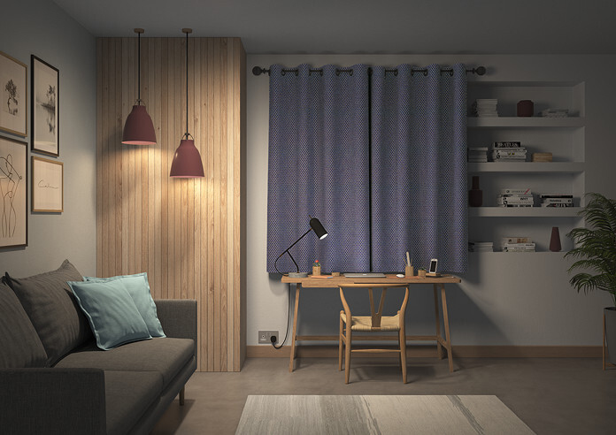 Sicily, Blue - Made to Measure Curtains - Image 7